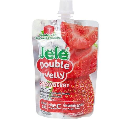 Jele Double Jelly Желе с клубникой, коллагеном, витамином С 125г