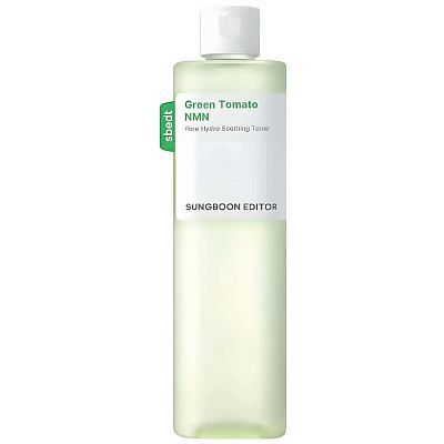 Матирующий тоник для сужения пор Sungboon Editor Green Tomato NMN Pore Hydro Soothing Toner 350мл