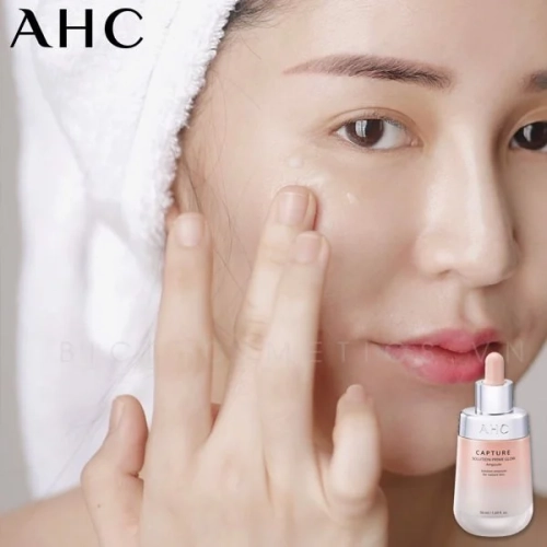 AHC Capture Solution Prime Glow Ampoule Сыворотка для сияния и ровного тона кожи лица 50мл фото 2