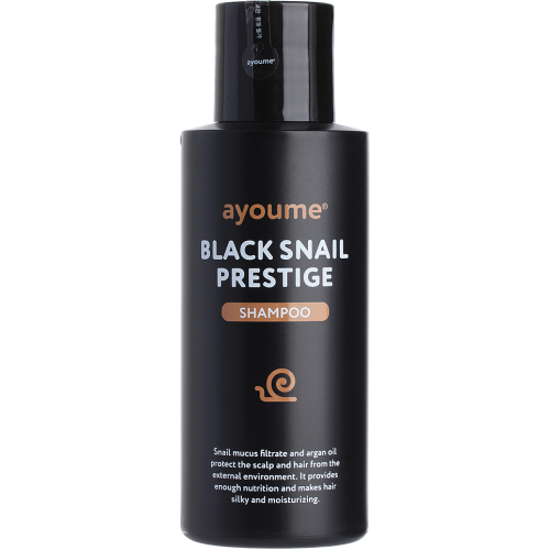 Ayoume Black Snail Prestige Shampoo Шампунь для волос с муцином улитки 100мл