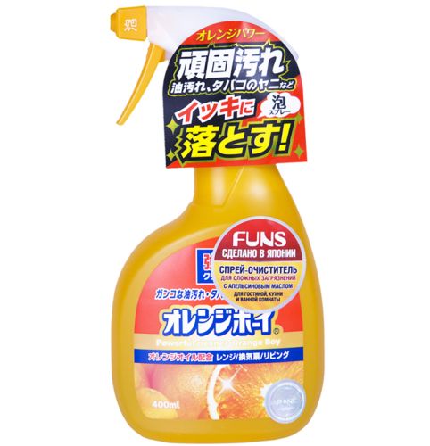 Daiichi Funs Orange Boy Сверхмощный очиститель для дома с ароматом апельсина 400мл