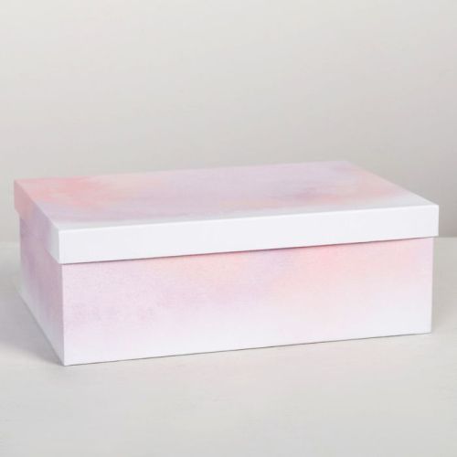 Подарочная коробка "Нежно-розовая" 26 х 17 х 10 см