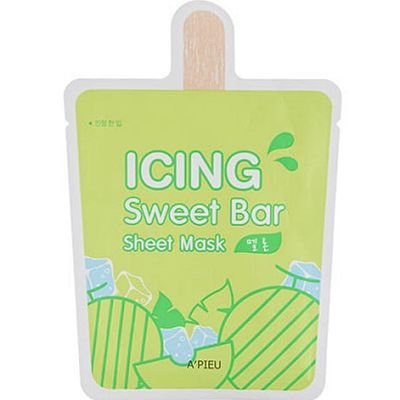 A'pieu Icing Sweet Bar Sheet Mask Тканевая маска-мороженое (Дыня) 21г