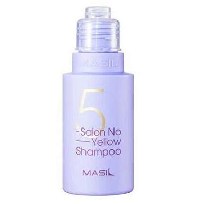 Masil 5 Salon No Yellow Shampoo Шампунь для осветленных волос против желтизны 50мл