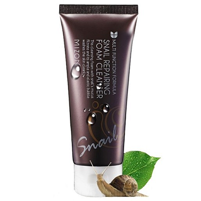 Mizon Snail Repairing Foam Cleanser Пенка для умывания со слизью улиток 60мл