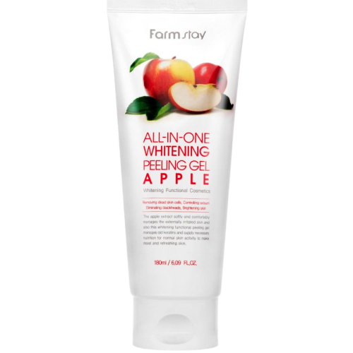 Farmstay All-In-One Whitening Apple Peeling Gel Пилинг-гель с экстрактом яблока УЦЕНКА 180мл
