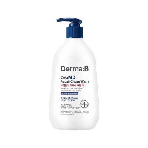 Липосомный крем-гель для душа с ламеллярной эмульсией Derma:B CeraMD Repair Cream Wash 400мл