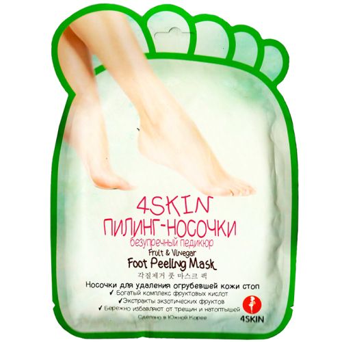 4skin Fruit&Vinegar Foot Peeling Mask Пилинг-носочки для педикюра 1пара