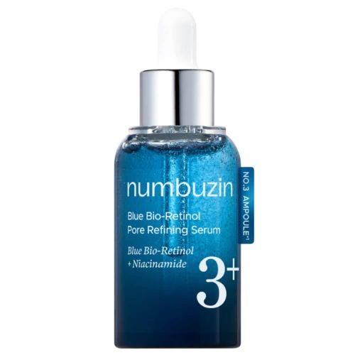 Сыворотка для сужения пор с ретинолом Numbuzin No.3 Blue Bio-Retinol Pore Refining Serum