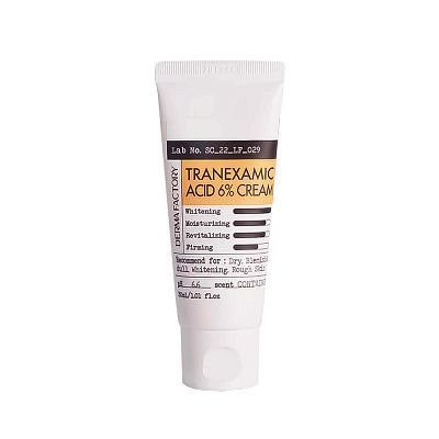 Крем осветляющий с 6% транексамовой кислотой Derma Factory Tranexamic Acid 6% Cream 30мл