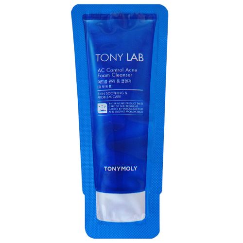 Tony Moly Tony Lab AC Control Acne Foam Cleanser Лечебная пенка для проблемной кожи (тестер)