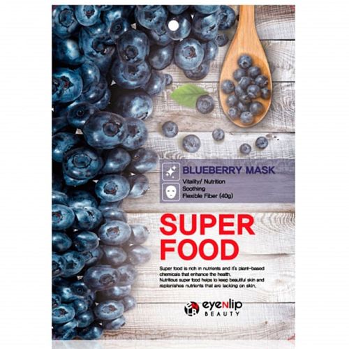 Eyenlip Super Food Blueberry Mask Маска для лица тканевая с голубикой 23мл