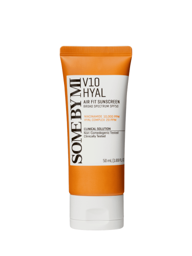 Солнцезащитный крем с ниацинамидом Some By Mi V10 Hyal Air Fit Sunscreen SPF50 50мл