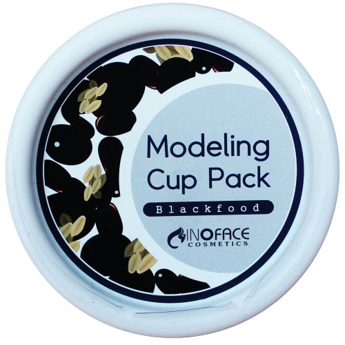 INOFACE Modeling Cup Pack Blackfood Альгинатная маска с древесным углем 15мл