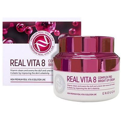 Enough Real Vita 8 Complex Pro Bright up Cream Питательный крем с витаминным комплексом 50мл