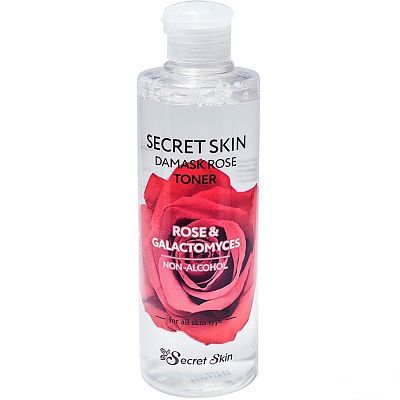 Secret Skin Damask Rose Toner Тонер для лица с экстрактом розы 250мл
