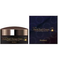 Deoproce Black Pearl Therapy Cream Антивозрастной крем для лица с черным жемчугом 100г