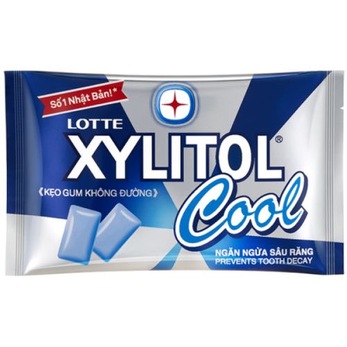 Lotte Xylitol Cool Mint Жевательная резинка со вкусом прохладной мяты 11.6г