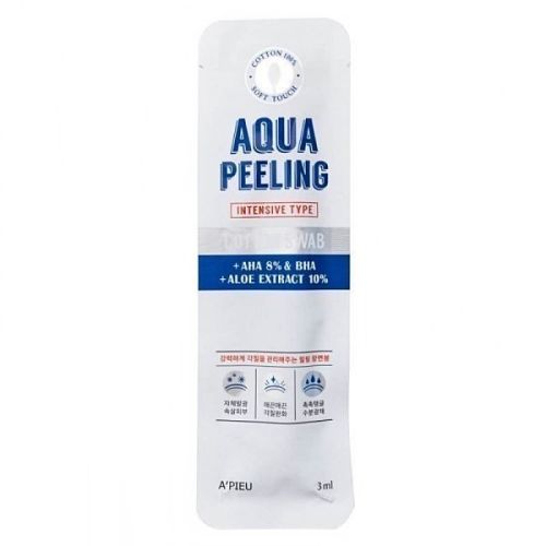 A'pieu Aqua Peeling Cotton Swab Intensive Палочка для пилинга кожи лица с АНА и ВНА-кислотами 3мл