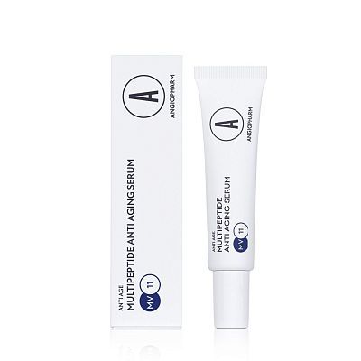 Мультипептидная омолаживающая сыворотка Ангиофарм Multipeptide Anti Aging Serum 5мл