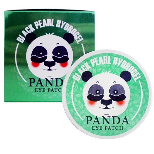 White Cospharm Black Pearl Hydrogel Panda Eye Patch Гидрогелевые патчи вокруг глаз с жемчугом 60шт