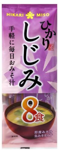 Hikari Miso Miso Soup Raw Clam Мисо-суп быстрого приготовления с ракушками Сидзими (8шт) 132г