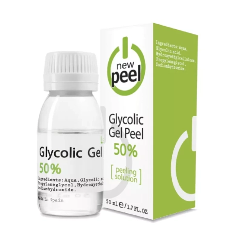 Гликолевый пилинг 50% New Peel Glycolic Gel-Peel 50% 50мл УЦЕНКА