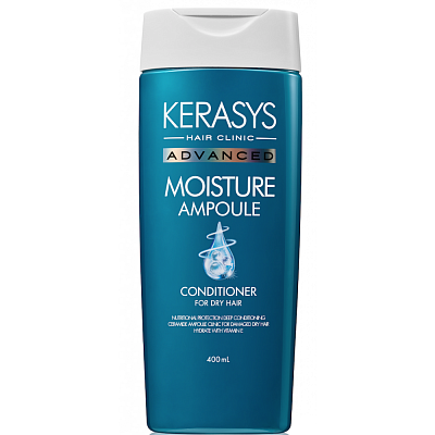 Kerasys Advanced Moisture Ampoule Увлажняющий кондиционер с церамидными ампулами УЦЕНКА 400 мл