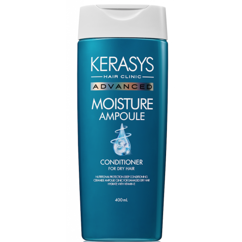 Kerasys Advanced Moisture Ampoule Увлажняющий кондиционер с церамидными ампулами УЦЕНКА 400 мл