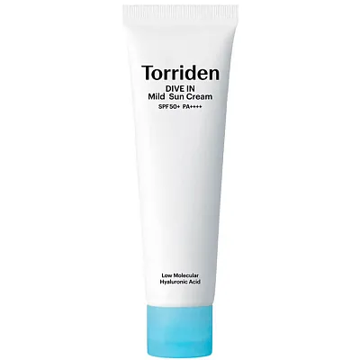 Увлажняющий минеральный солнцезащитный крем Torriden Dive-In Low Mild Sun Cream SPF50+ PA++++ 60мл