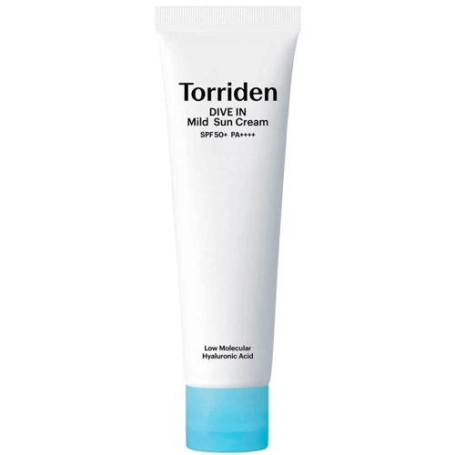Увлажняющий минеральный солнцезащитный крем Torriden Dive-In Low Mild Sun Cream SPF50+ PA++++ 60мл