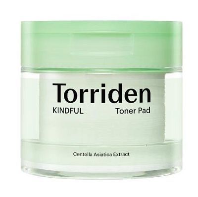 Torriden Balanceful Cica Toner Pad Гипоаллергенные очищающие пэды с центеллой 60 шт УЦЕНКА