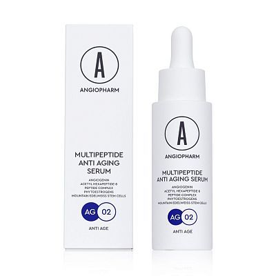 Мультипептидная омолаживающая сыворотка Ангиофарм Multipeptide Anti Aging Serum 30 мл