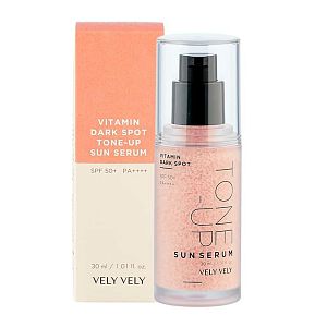 Тонирующая солнцезащитная сыворотка SPF50+ PA++++ Vely Vely Vitamin Dark Spot Tone-Up Sun Serum 30 м