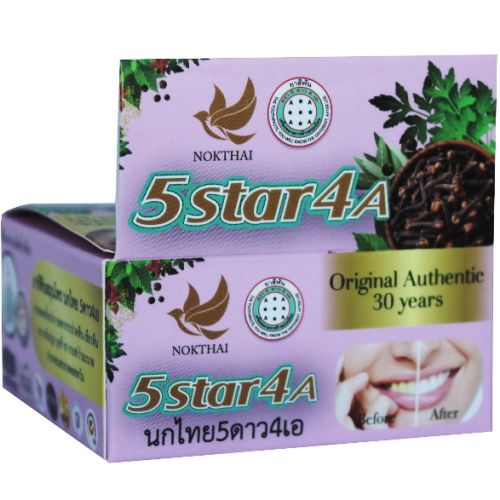 5 Star Cosmetic 5Star4A Травяная отбеливающая зубная паста с экстрактом гвоздики 25г