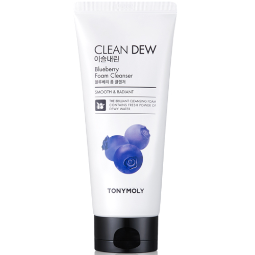 Tony Moly Clean Dew BlueBerry Cleanser Пенка для умывания с экстрактом черники 180мл