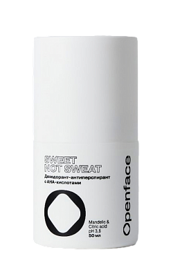 Дезодорант-антиперспирант с кислотами Openface Sweet Not Sweat 50мл