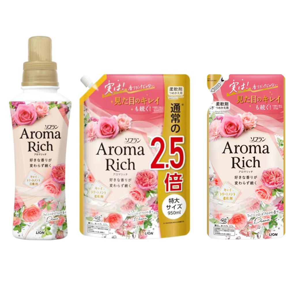 Lion Aroma Rich Diana Кондиционер для белья с натуральными маслами