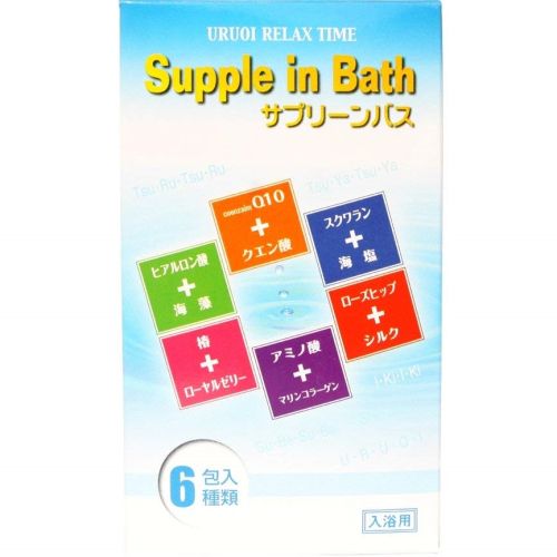 Fuso Kagaku Supple in Bath Соль для ванны с 6-ю ароматами 25г*6шт