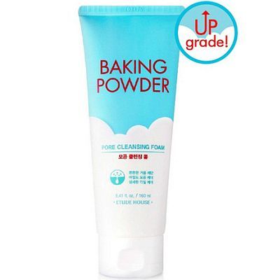 Etude House Baking Powder Pore Cleansing Foam Глубокоочищающая пенка для умывания с содой 160мл