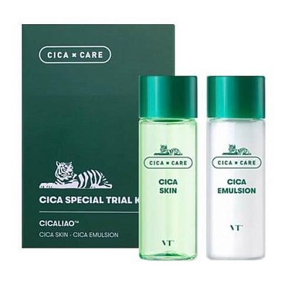 VT Cosmetics Cica Special Kit Успокаивающий набор миниатюр с центеллой 15+15мл