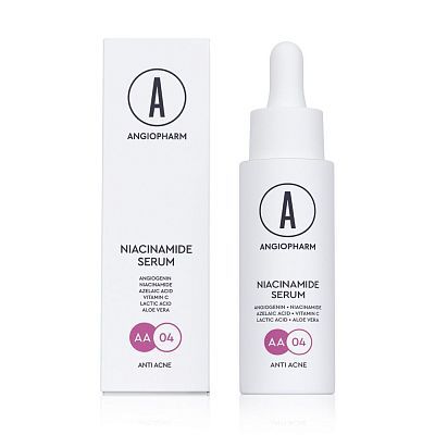 Сыворотка с 10% ниацинамидом Ангиофарм Niacinamide Serum 30 мл