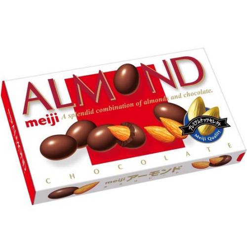 Meiji Almond Chocolate Хрустящий миндаль в шоколаде 88г