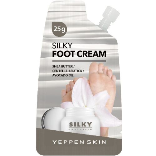 Dermal Yeppen skin Silky foot cream Смягчающий и увлажняющий крем для ног с маслом Ши и авокадо 25г
