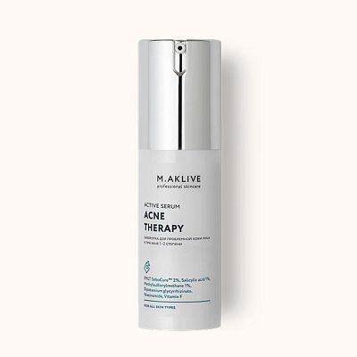 Активная сыворотка "Восстановление проблемной кожи" M.AKLIVE Acne Therapy 30мл