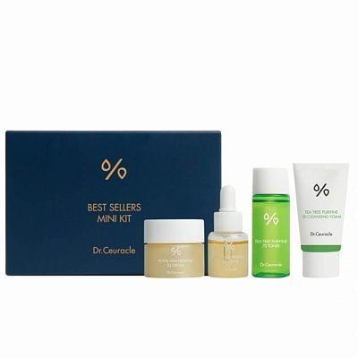 Dr.Ceuracle Best Sellers Mini Kit Набор миниатюр-бестселлеров (пенка, тонер, крем, ампула)