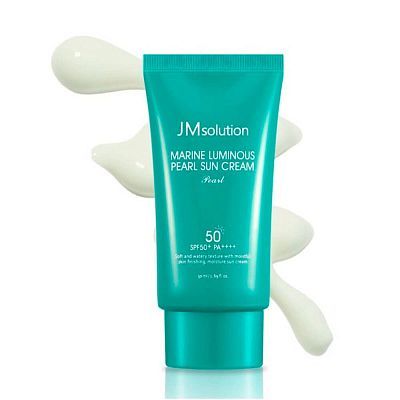 JMSolution Marine Luminous Pearl Sun Cream Крем для лица солнцезащитный с жемчугом SPF50+ PA+++ 50мл
