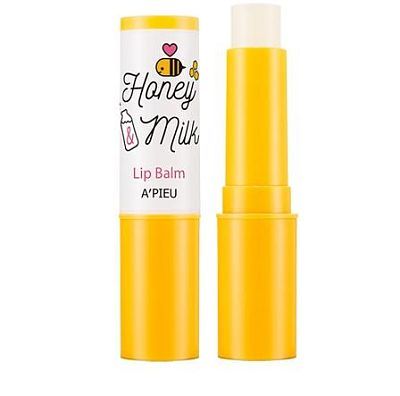 A'pieu Honey & Milk Lip Balm Смягчающий бальзам для губ с мёдом и молоком 3.3 г
