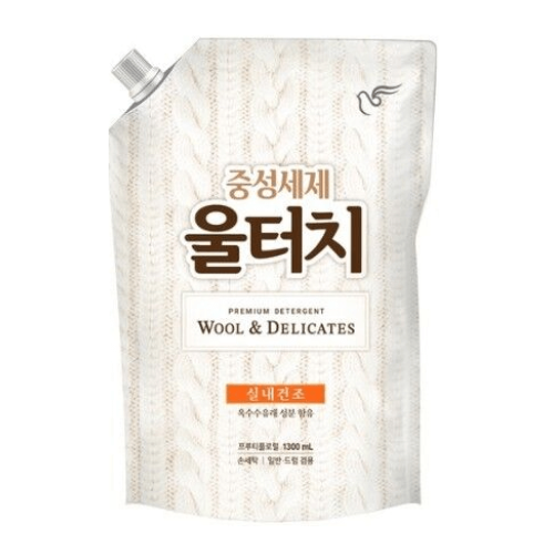 Pigeon Wool Touch Средство для стирки шерстяных и деликатных тканей с жемчугом (рефил) 1.3л