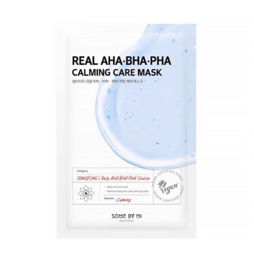 Some By Mi Real Aha-Bha-Pha Calming Care Mask Тканевая маска с тремя видами кислот 20мл